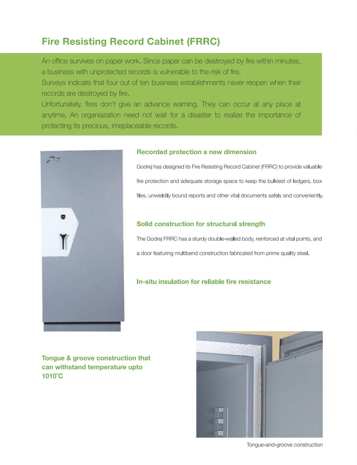 Fire Resisting Record Cabinet (FRRC) from Sidharth Enterprises
