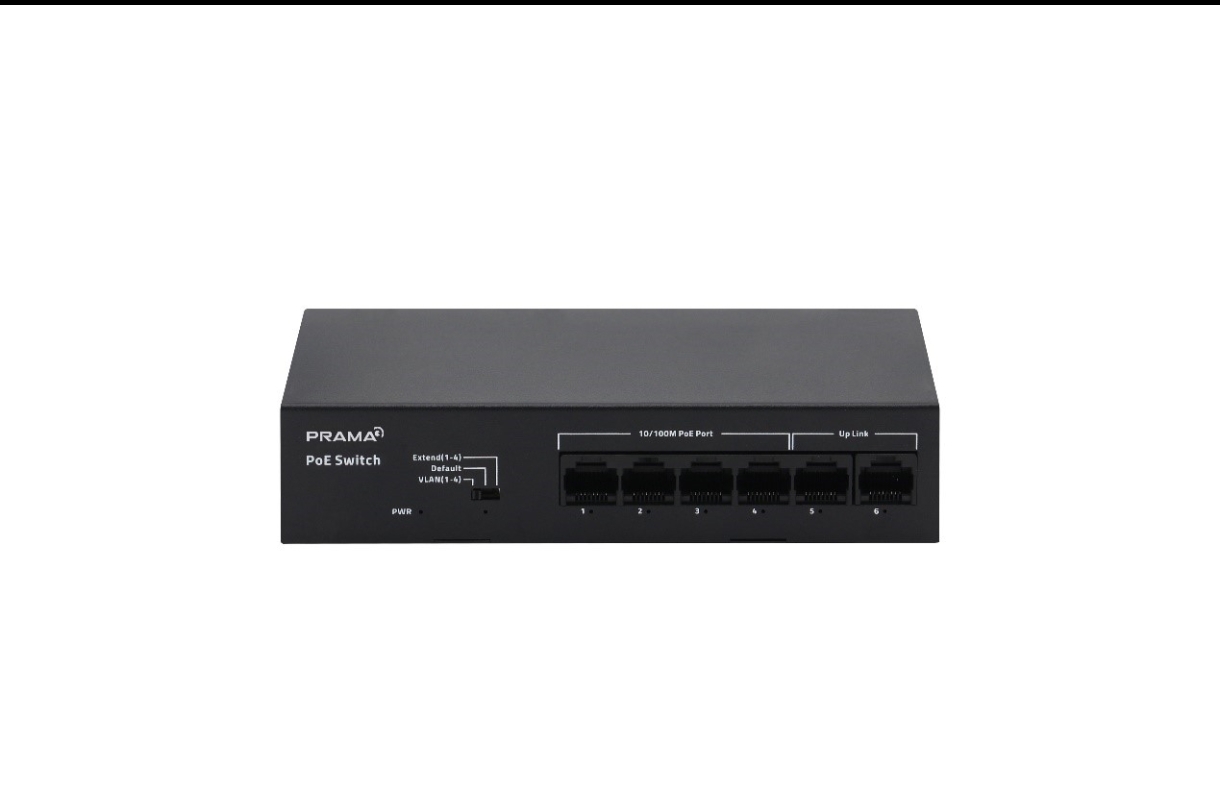 PT-SW1U06P-E 100 Mbps Network PoE Switch from Sidharth Enterprises