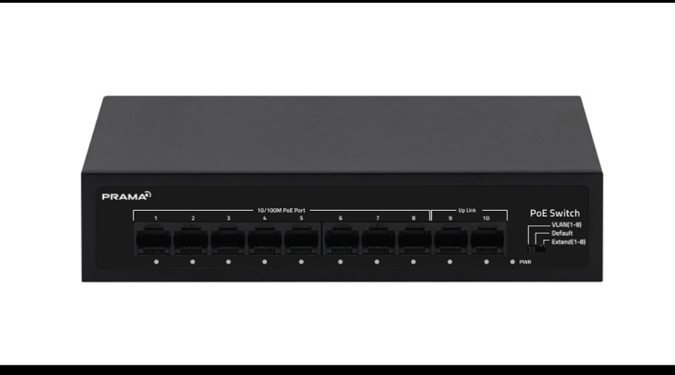 PT-SW1U10P-E 100 Mbps Network PoE Switch from Sidharth Enterprises