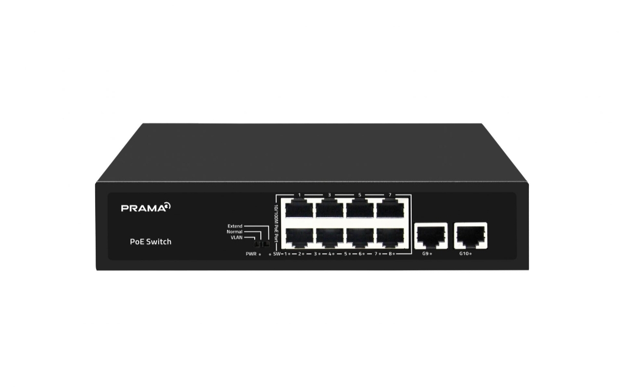 PT-SW3U10P-E 8-Port Network PoE Switch from Sidharth Enterprises